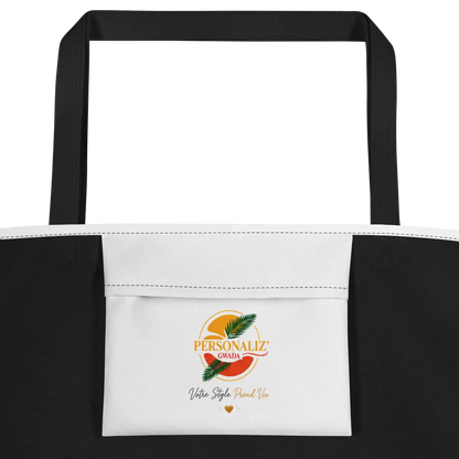 Tote Bag Cacaotier - poche intérieure