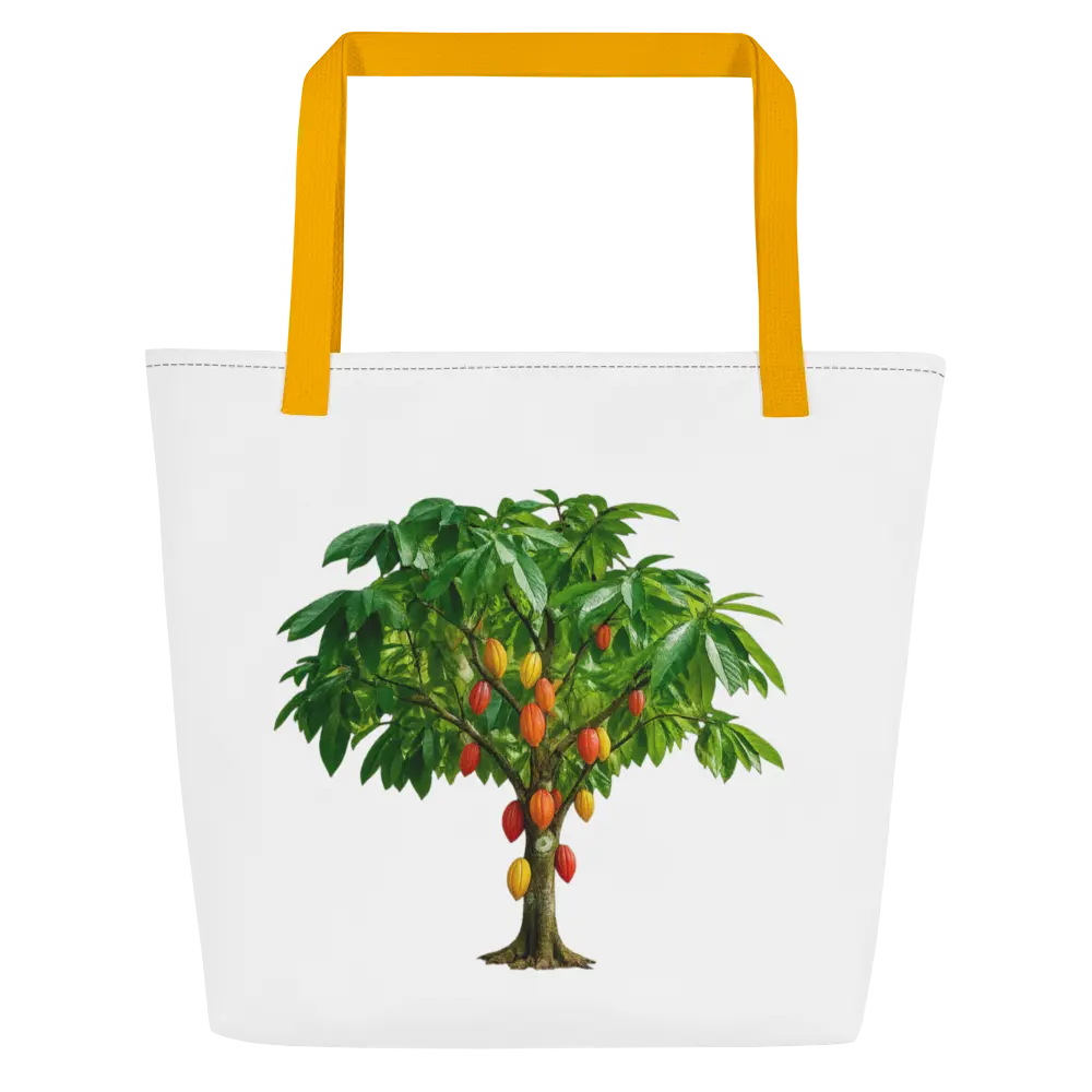 Tote Bag Cacaotier - coloris jaune