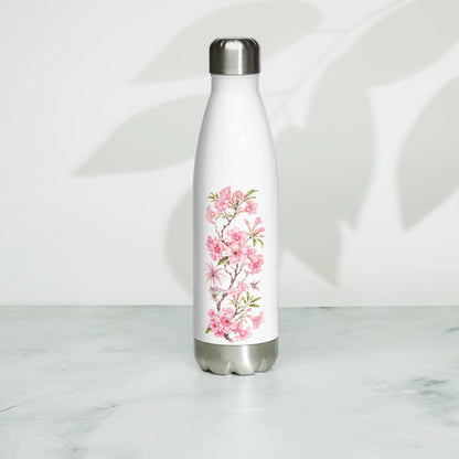 Gourde en Acier Fleur de Poui - côté gauche