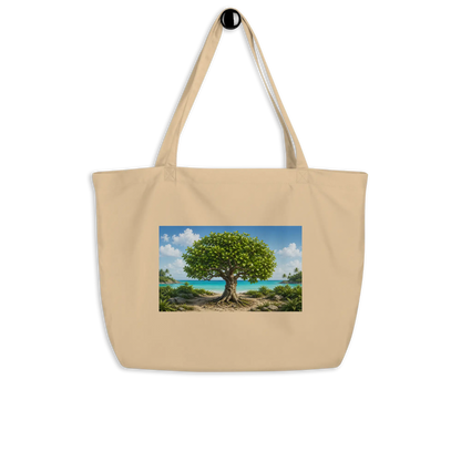 Grand Tote Bag Coton Bio L'arbre Mancenillier - image 4