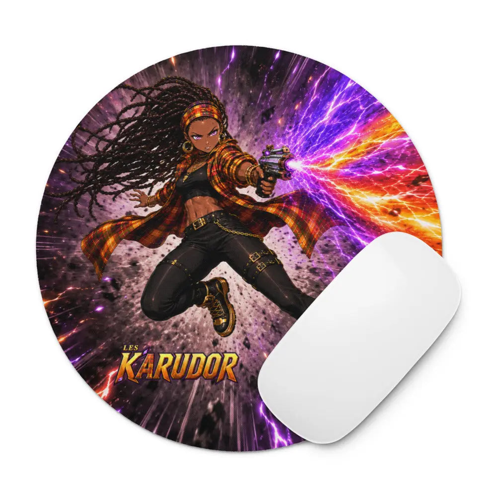 Tapis de souris rond Les Karudor - image 3