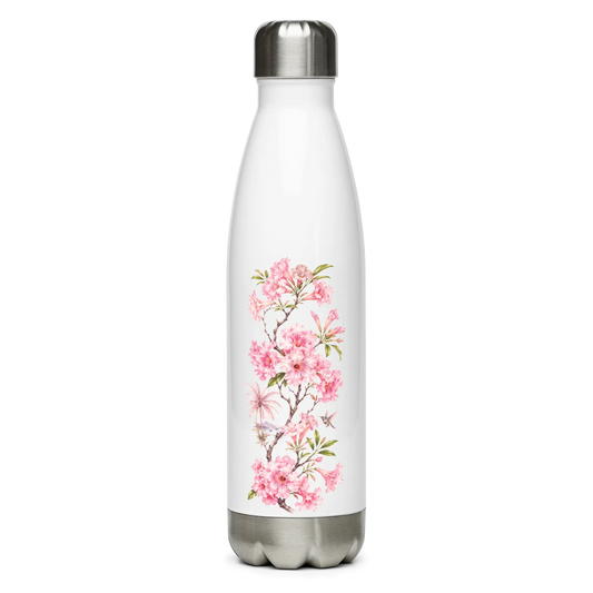 Gourde en Acier Fleur de Poui - côté gauche 2