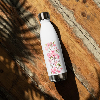 Gourde en Acier Fleur de Poui - côté gauche 3