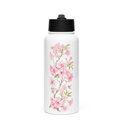 Gourde avec Paille Fleur de Poui - vue de face 2