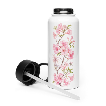 Gourde avec Paille Fleur de Poui - vue de face 3