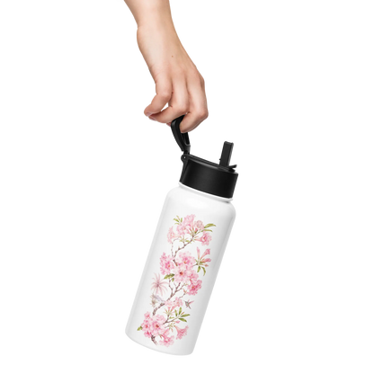 Gourde avec Paille en Acier Fleur de Poui - image 4